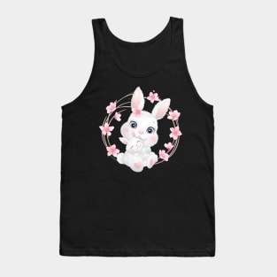 Cute little bunny mother and baby Tank Top